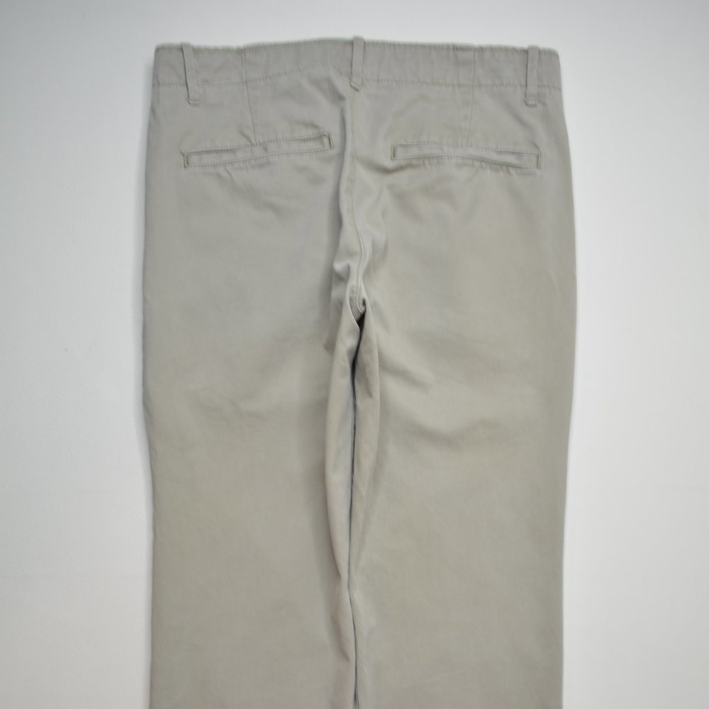 Gap Sz 29 x 27 Boys LIVED IN STRAIGHT Tan COTTON Khaki CHINO Trouser Dress PANTS - Picture 4 of 9